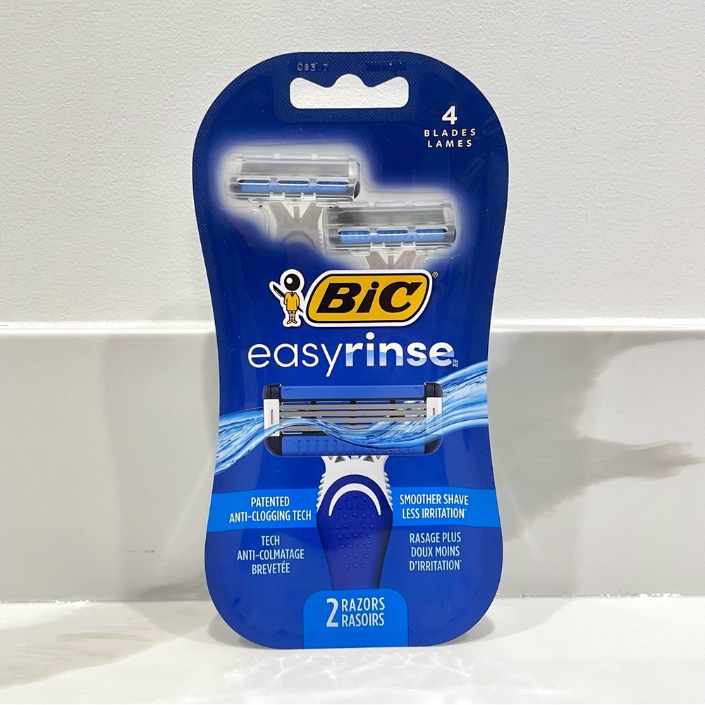 🟢10/$30 NEW Bic Easy Rinse 4 Blade Anti-Clogging Disposable Razors